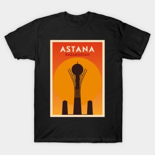 Astana city poster T-Shirt